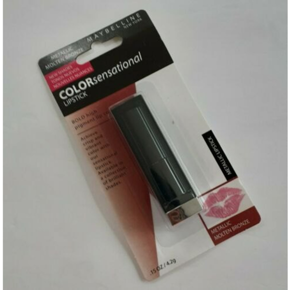 Maybelline New York Color Sensational Lipstick Metallic Molten Bronze 970 - Picture 6 of 12